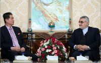 گزارش تصویری: دیدار علاء الدین بروجردی رئیس گروه دوستی پارلمانی ایران با سفیر کره شمالی